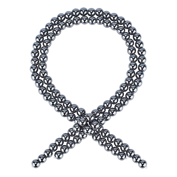 PandaHall Round Non-magnetic Synthetic Hematite Beads Strands, Grade AA, Black, 8mm, Hole: 1.8~2mm, about 53pcs/Strand, 2strands/box...
PandaHall Round Non-magnetic Synthetic Hematite Beads Strands, Grade AA, Black, 8mm, Hole: 1.8~2mm, about 53pcs/Strand, 2strands/box...