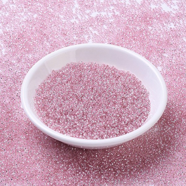 PandaHall MIYUKI Round Rocailles Beads, Japanese Seed Beads, 11/0, (RR1350) Dyed Silver Lined Light Pink, 2x1.3mm, Hole: 0.8mm, about...
PandaHall MIYUKI Round Rocailles Beads, Japanese Seed Beads, 11/0, (RR1350) Dyed Silver Lined Light Pink, 2x1.3mm, Hole: 0.8mm, about...