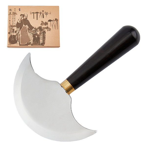 PandaHall DICOSMETIC Leather Craft Round Knife Leather Cutting Tool with Wooden Handle Black Stainless Stee Round Head Leather Cutting...
PandaHall DICOSMETIC Leather Craft Round Knife Leather Cutting Tool with Wooden Handle Black Stainless Stee Round Head Leather Cutting...