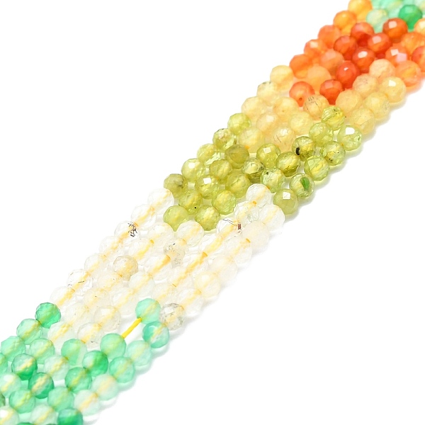 PandaHall Natural Mixed Gemstone Beads Strands, Faceted, Round, 3mm, Hole: 0.7mm, about 132pcs/strand, 15.16''~15.55''(38.5~39.5cm) Mixed...
PandaHall Natural Mixed Gemstone Beads Strands, Faceted, Round, 3mm, Hole: 0.7mm, about 132pcs/strand, 15.16''~15.55''(38.5~39.5cm) Mixed...