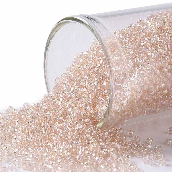PandaHall TOHO Round Seed Beads, Japanese Seed Beads, (169) Transparent AB Rosaline, 15/0, 1.5mm, Hole: 0.7mm, about 15000pcs/50g Glass Pink
PandaHall TOHO Round Seed Beads, Japanese Seed Beads, (169) Transparent AB Rosaline, 15/0, 1.5mm, Hole: 0.7mm, about 15000pcs/50g Glass Pink