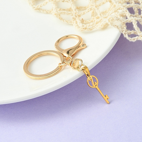 PandaHall 304 Stainless Steel Initial Letter Key Charm Keychains, with Alloy Clasp, Golden, Letter Z, 8.8cm Stainless Steel Letter Z
PandaHall 304 Stainless Steel Initial Letter Key Charm Keychains, with Alloy Clasp, Golden, Letter Z, 8.8cm Stainless Steel Letter Z