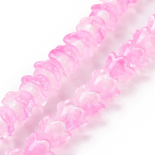 PandaHall Transparent Glass Beads Strands, Flower, Pearl Pink, 11~12x7.5~8mm, Hole: 1.4mm, about 50pcs/strand, 11.42''(29cm) Glass Flower
PandaHall Transparent Glass Beads Strands, Flower, Pearl Pink, 11~12x7.5~8mm, Hole: 1.4mm, about 50pcs/strand, 11.42''(29cm) Glass Flower