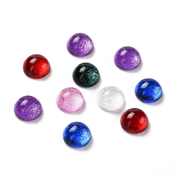 PandaHall Electroplate Glass Cabochons, Half Round, Mixed Color, 6x3mm Glass Half Round Multicolor
PandaHall Electroplate Glass Cabochons, Half Round, Mixed Color, 6x3mm Glass Half Round Multicolor