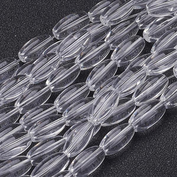 PandaHall Glass Beads Strands, Rice, Elongated Oval Beads, Clear, 12x6mm, Hole: 0.8mm, about 28pcs/strand, 13 inch Glass Oval Clear
PandaHall Glass Beads Strands, Rice, Elongated Oval Beads, Clear, 12x6mm, Hole: 0.8mm, about 28pcs/strand, 13 inch Glass Oval Clear
