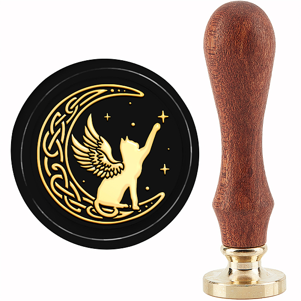 PandaHall CRASPIRE Moon Wax Seal Stamp Celtic Knot Sealing Wax Stamps Cat Wings 30mm Retro Vintage Removable Brass Stamp Head with Wood...
PandaHall CRASPIRE Moon Wax Seal Stamp Celtic Knot Sealing Wax Stamps Cat Wings 30mm Retro Vintage Removable Brass Stamp Head with Wood...