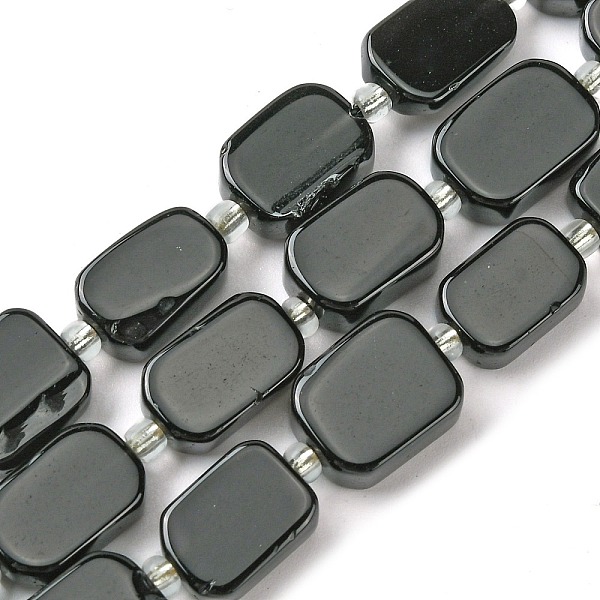 PandaHall Natural Obsidian Beads Strands, with Seed Beads, Rectangle, 11.5~12.5x7.5~10x5~6.5mm, Hole: 0.8~0.9mm, about 13pcs/strand...
PandaHall Natural Obsidian Beads Strands, with Seed Beads, Rectangle, 11.5~12.5x7.5~10x5~6.5mm, Hole: 0.8~0.9mm, about 13pcs/strand...