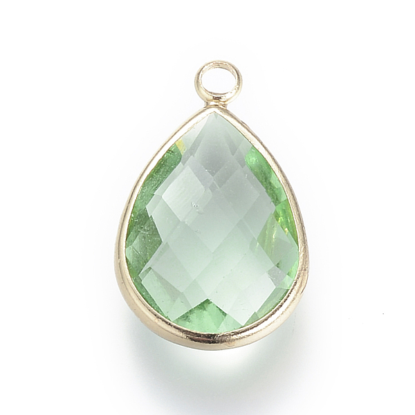 PandaHall Glass Pendants, with Brass Findings, Faceted, teardrop, Light Gold, Medium Sea Green, 14x7.5x4mm, Hole: 1.8~2.3mm Brass+Glass...
PandaHall Glass Pendants, with Brass Findings, Faceted, teardrop, Light Gold, Medium Sea Green, 14x7.5x4mm, Hole: 1.8~2.3mm Brass+Glass...