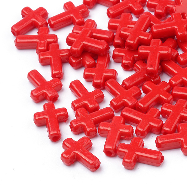 PandaHall Opaque Acrylic Beads, Cross, Orange Red, 16x12x4.5mm, about 1230pcs/500g Acrylic Cross Red
PandaHall Opaque Acrylic Beads, Cross, Orange Red, 16x12x4.5mm, about 1230pcs/500g Acrylic Cross Red
