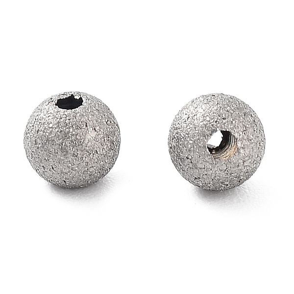 PandaHall Titanium Beads, Round, Textured, Stainless Steel Color, 4x3.8mm, Hole:1mm Titanium
PandaHall Titanium Beads, Round, Textured, Stainless Steel Color, 4x3.8mm, Hole:1mm Titanium
