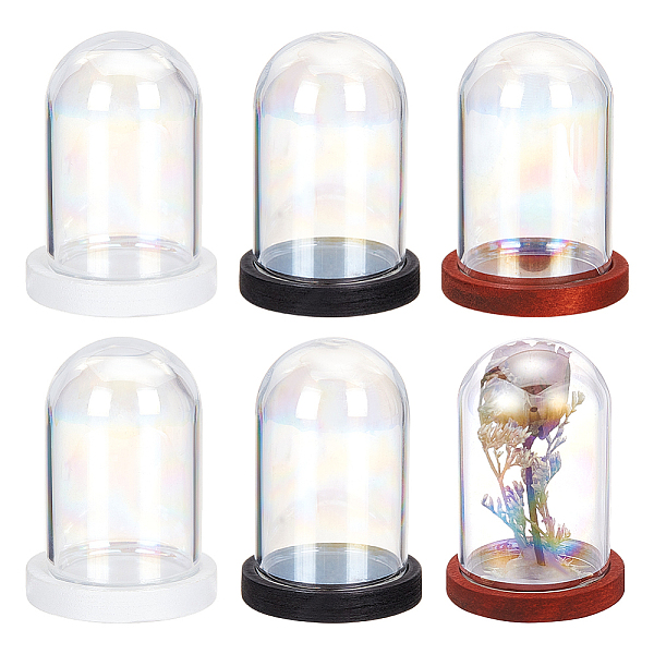 PandaHall 6 Sets Glass Dome, 1.18x1.65 Inch Ball-Shaped Clear Glass Display Case with Wood Base Decorative Display Dome Case for Plants..., Multicolor
PandaHall 6 Sets Glass Dome, 1.18x1.65 Inch Ball-Shaped Clear Glass Display Case with Wood Base Decorative Display Dome Case for Plants..., Multicolor