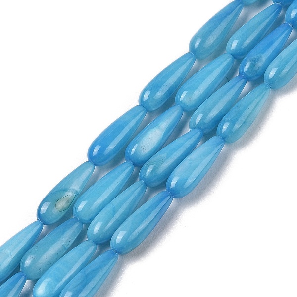 PandaHall Natural Freshwater Shell Beads Strands, Dyed, Teardrop, Deep Sky Blue, 15.5x5mm, Hole: 0.4mm, about 25pcs/strand, 15.08''(38.3cm)...
PandaHall Natural Freshwater Shell Beads Strands, Dyed, Teardrop, Deep Sky Blue, 15.5x5mm, Hole: 0.4mm, about 25pcs/strand, 15.08''(38.3cm)...