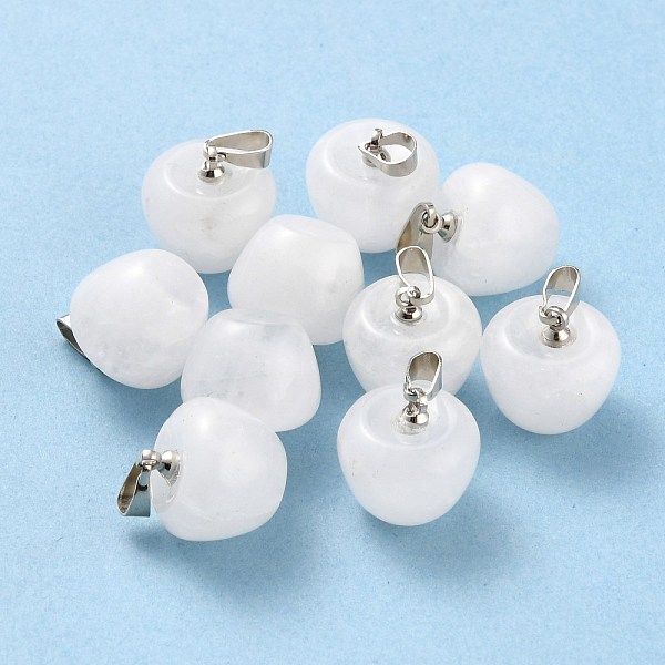 PandaHall Natural Quartz Crystal Pendants, Rock Crystal Pendants, with Platinum Brass Loops, Apple, 14~15x14x14mm, Hole: 6x3mm Quartz...
PandaHall Natural Quartz Crystal Pendants, Rock Crystal Pendants, with Platinum Brass Loops, Apple, 14~15x14x14mm, Hole: 6x3mm Quartz...