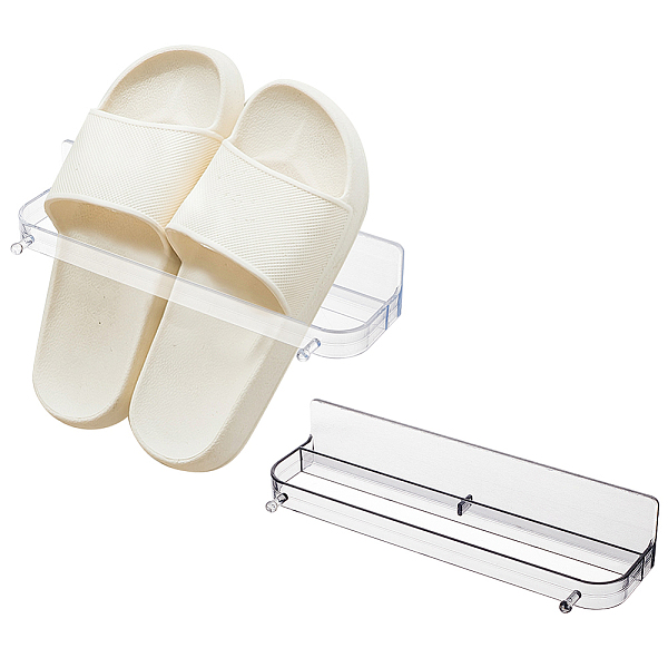PandaHall AHANDMAKER 4 Pack Wall Mounted Shoes Rack, 2 Colors Plastic Slipper Racks with Sticky Hanging Strips, Hanging Shoe Organizer..., Multicolor
PandaHall AHANDMAKER 4 Pack Wall Mounted Shoes Rack, 2 Colors Plastic Slipper Racks with Sticky Hanging Strips, Hanging Shoe Organizer..., Multicolor