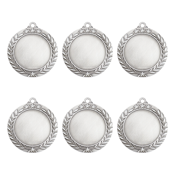 PandaHall FINGERINSPIRE 6pcs Blank Award Medals 43.5mm Silver Medals Group Flat Round Silver Medals Award Gift Make Your Own Medals Alloy...
PandaHall FINGERINSPIRE 6pcs Blank Award Medals 43.5mm Silver Medals Group Flat Round Silver Medals Award Gift Make Your Own Medals Alloy...