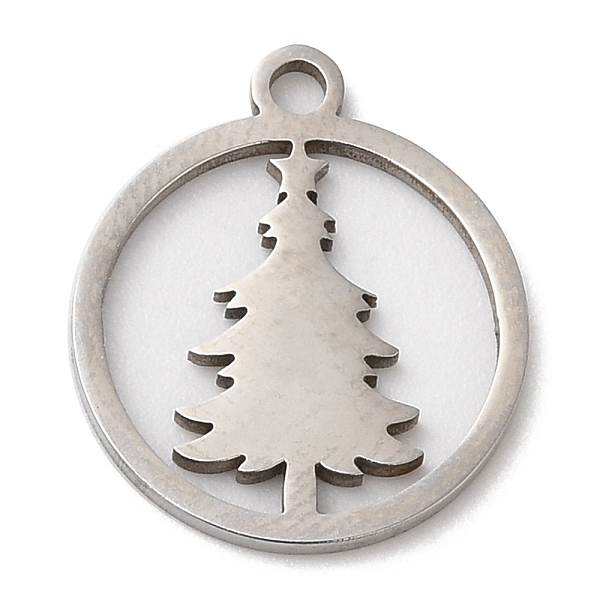 PandaHall Christmas 201 Stainless Steel Pendants, Flat Round with Christmas Tree, Stainless Steel Color, 15x13x1mm, Hole: 1.5mm 201...
PandaHall Christmas 201 Stainless Steel Pendants, Flat Round with Christmas Tree, Stainless Steel Color, 15x13x1mm, Hole: 1.5mm 201...