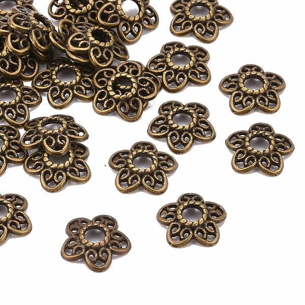 PandaHall Tibetan Style Alloy Bead Caps, Antique Bronze, Lead Free & Cadmium Free, 10.7x11x2.5mm, Hole: 3mm Alloy
PandaHall Tibetan Style Alloy Bead Caps, Antique Bronze, Lead Free & Cadmium Free, 10.7x11x2.5mm, Hole: 3mm Alloy