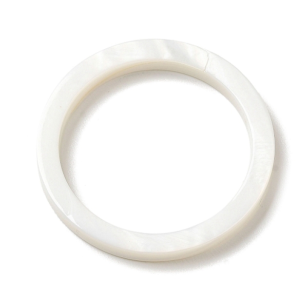 PandaHall Natural White Shell Linking Ring, Ring, WhiteSmoke, 40x4mm, Inner Diameter: 32mm Shell Ring White
PandaHall Natural White Shell Linking Ring, Ring, WhiteSmoke, 40x4mm, Inner Diameter: 32mm Shell Ring White