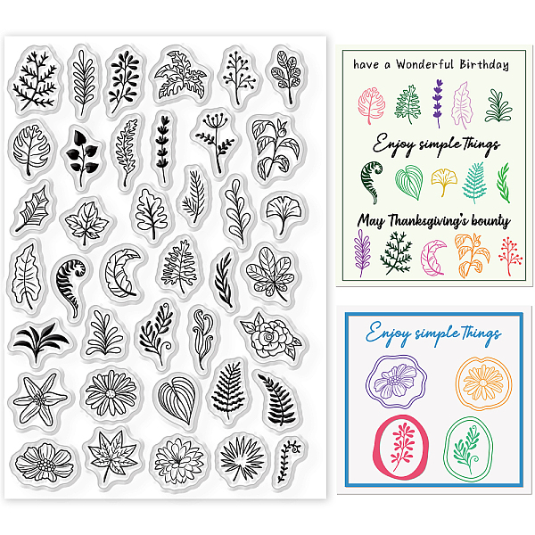 PandaHall GLOBLELAND Plants Clear Stamps Small Flowers Leaves Silicone Clear Stamp Seals for Cards Making DIY Scrapbooking Photo Album...
PandaHall GLOBLELAND Plants Clear Stamps Small Flowers Leaves Silicone Clear Stamp Seals for Cards Making DIY Scrapbooking Photo Album...