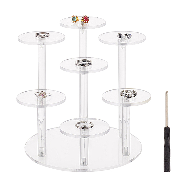 PandaHall FINGERINSPIRE Round Acrylic Display Stand 7 Tier 6cm Clear Acrylic Display Shelf(Come with Screwdriver) Risers for Action Figures...
PandaHall FINGERINSPIRE Round Acrylic Display Stand 7 Tier 6cm Clear Acrylic Display Shelf(Come with Screwdriver) Risers for Action Figures...