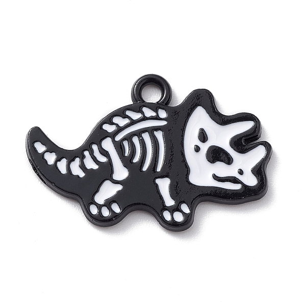 PandaHall Alloy Enamel Pendants, Triceratops Charm, Electrophoresis Black, White, 17.5x26x2mm, Hole: 2mm Alloy+Enamel Dinosaur White
PandaHall Alloy Enamel Pendants, Triceratops Charm, Electrophoresis Black, White, 17.5x26x2mm, Hole: 2mm Alloy+Enamel Dinosaur White