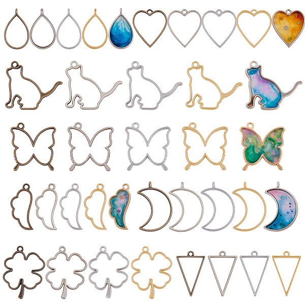 PandaHall Olycraft Rack Plating Alloy Open Back Bezel Pendants, For DIY UV Resin, Epoxy Resin, Pressed Flower Jewelry, Lead Free & Nickel...
PandaHall Olycraft Rack Plating Alloy Open Back Bezel Pendants, For DIY UV Resin, Epoxy Resin, Pressed Flower Jewelry, Lead Free & Nickel...