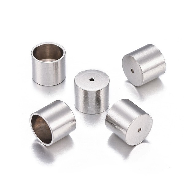 PandaHall 201 Stainless Steel Cord Ends, End Caps, Column, Stainless Steel Color, 7x7mm, Hole: 0.8mm, Inner Diameter: 6mm 201 Stainless...
PandaHall 201 Stainless Steel Cord Ends, End Caps, Column, Stainless Steel Color, 7x7mm, Hole: 0.8mm, Inner Diameter: 6mm 201 Stainless...