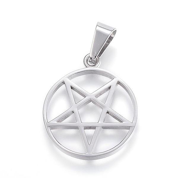PandaHall 304 Stainless Steel Pendants, Flat Round and Star, Stainless Steel Color, 28x23x2mm, Hole: 5x9mm 304 Stainless Steel Star
PandaHall 304 Stainless Steel Pendants, Flat Round and Star, Stainless Steel Color, 28x23x2mm, Hole: 5x9mm 304 Stainless Steel Star