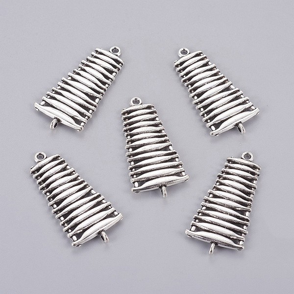 PandaHall Alloy Links connectors, Lead Free & Cadmium Free & Nickel Free, Trapezoid, Antique Silver, 40mm long, 20mm wide, 2.5mm thick, hole...
PandaHall Alloy Links connectors, Lead Free & Cadmium Free & Nickel Free, Trapezoid, Antique Silver, 40mm long, 20mm wide, 2.5mm thick, hole...