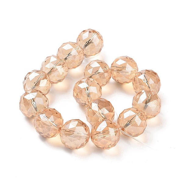 PandaHall Electroplate Glass Bead Strands, Full Rainbow Plated, Faceted, Round, Sandy Brown, 19.5mm, Hole: 2mm, about 12pcs/strand, 8.6 inch...
PandaHall Electroplate Glass Bead Strands, Full Rainbow Plated, Faceted, Round, Sandy Brown, 19.5mm, Hole: 2mm, about 12pcs/strand, 8.6 inch...