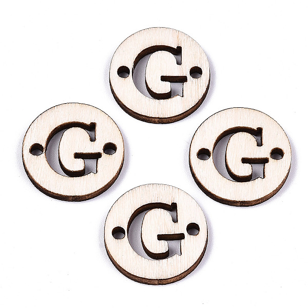 PandaHall Unfinished Natural Poplar Wood Links Connectors, Laser Cut, Flat Round with Word, Letter.G, 19.5x2.5mm, Hole: 2mm Wood Letter G
PandaHall Unfinished Natural Poplar Wood Links Connectors, Laser Cut, Flat Round with Word, Letter.G, 19.5x2.5mm, Hole: 2mm Wood Letter G