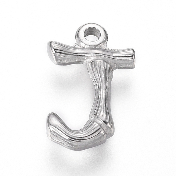 PandaHall 304 Stainless Steel Pendants, Bamboo Shaped Letter, Stainless Steel Color, Letter.J, 17.5~19x10~16x3~4mm, Hole: 1.8~2mm 304...
PandaHall 304 Stainless Steel Pendants, Bamboo Shaped Letter, Stainless Steel Color, Letter.J, 17.5~19x10~16x3~4mm, Hole: 1.8~2mm 304...