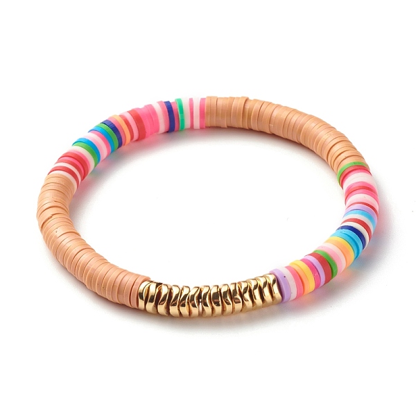 PandaHall Handmade Polymer Clay Heishi Beads Stretch Bracelet, Synthetic Hematite Beads Power Bracelet for Women, Mixed Color, Inner..., Multicolor
PandaHall Handmade Polymer Clay Heishi Beads Stretch Bracelet, Synthetic Hematite Beads Power Bracelet for Women, Mixed Color, Inner..., Multicolor