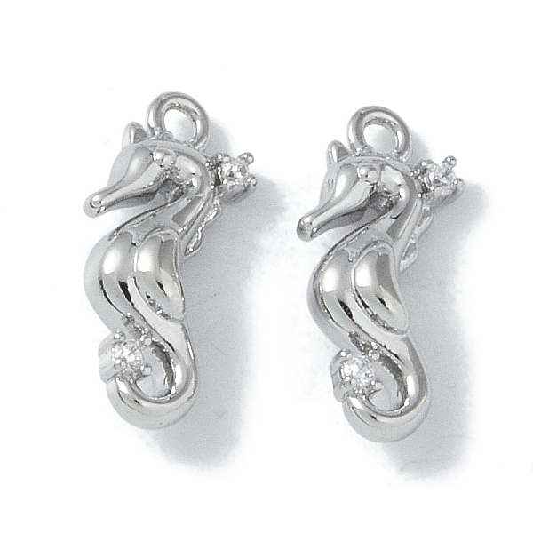 PandaHall Ocean Collection Theme Jewelry, Brass with Cubic Zirconia Charms, Real Platinum Plated, Sea Horse, 15x7x4.5mm, Hole: 1.2mm..., Clear
PandaHall Ocean Collection Theme Jewelry, Brass with Cubic Zirconia Charms, Real Platinum Plated, Sea Horse, 15x7x4.5mm, Hole: 1.2mm..., Clear