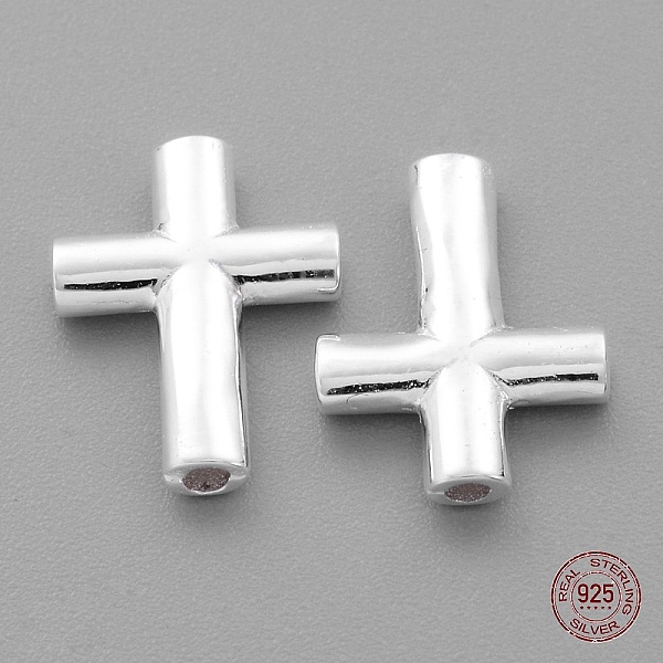 PandaHall 925 Sterling Silver Beads, Latin Cross, Silver, 14x10x2mm, Hole: 1mm Sterling Silver Cross Silver
PandaHall 925 Sterling Silver Beads, Latin Cross, Silver, 14x10x2mm, Hole: 1mm Sterling Silver Cross Silver