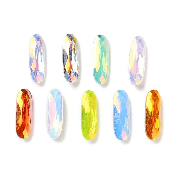 PandaHall Glass Rhinestone Cabochons, Faceted, Pointed Back & Back Plated, Oval, Mixed Color, 15x5x3mm Glass Rhinestone Oval Multicolor
PandaHall Glass Rhinestone Cabochons, Faceted, Pointed Back & Back Plated, Oval, Mixed Color, 15x5x3mm Glass Rhinestone Oval Multicolor