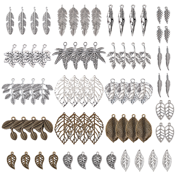 PandaHall 108Pcs 18 Style Tibetan Style Autumn Theme Alloy Pendants, Leaf, Cadmium Free & Lead Free, Mixed Color, 6pcs/style Alloy Leaf
PandaHall 108Pcs 18 Style Tibetan Style Autumn Theme Alloy Pendants, Leaf, Cadmium Free & Lead Free, Mixed Color, 6pcs/style Alloy Leaf