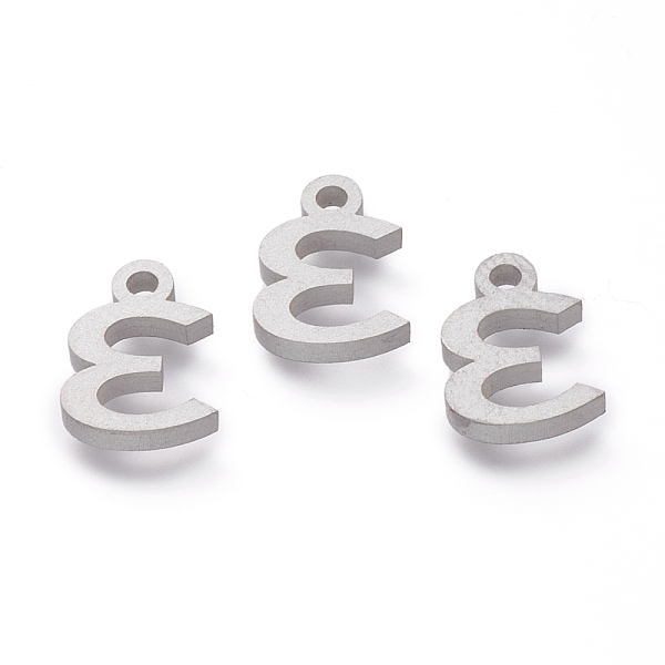 PandaHall 304 Stainless Steel Pendants, Matte Style, Greek Alphabet, Stainless Steel Color, Letter.E, 10.5x7x1.5mm, Hole: 1.5mm 304...
PandaHall 304 Stainless Steel Pendants, Matte Style, Greek Alphabet, Stainless Steel Color, Letter.E, 10.5x7x1.5mm, Hole: 1.5mm 304...