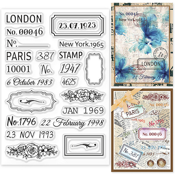 PandaHall GLOBLELAND Past Date Clear Stamps Zip Code City Silicone Clear Stamp Seals for Cards Making DIY Scrapbooking Photo Journal Album...
PandaHall GLOBLELAND Past Date Clear Stamps Zip Code City Silicone Clear Stamp Seals for Cards Making DIY Scrapbooking Photo Journal Album...