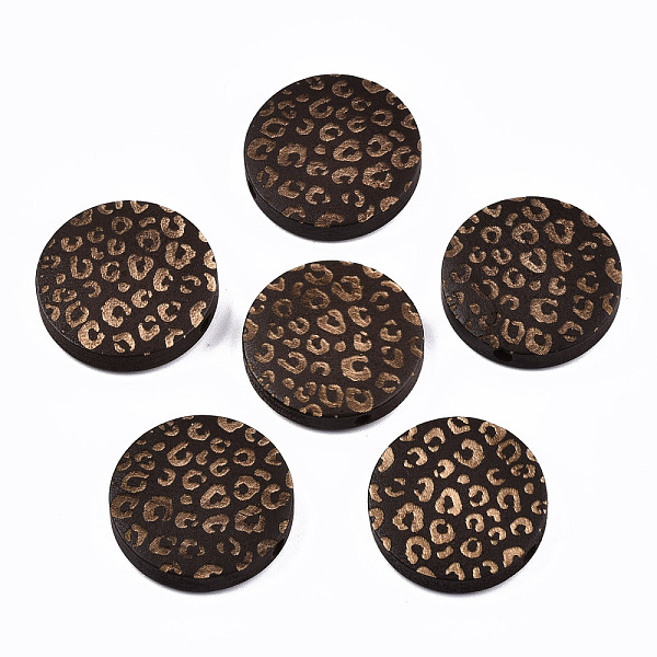 PandaHall Painted Natural Wood Beads, Laser Engraved Pattern, Flat Round with Leopard Print, Coconut Brown, 20x5mm, Hole: 1.5mm Schima Wood...
PandaHall Painted Natural Wood Beads, Laser Engraved Pattern, Flat Round with Leopard Print, Coconut Brown, 20x5mm, Hole: 1.5mm Schima Wood...