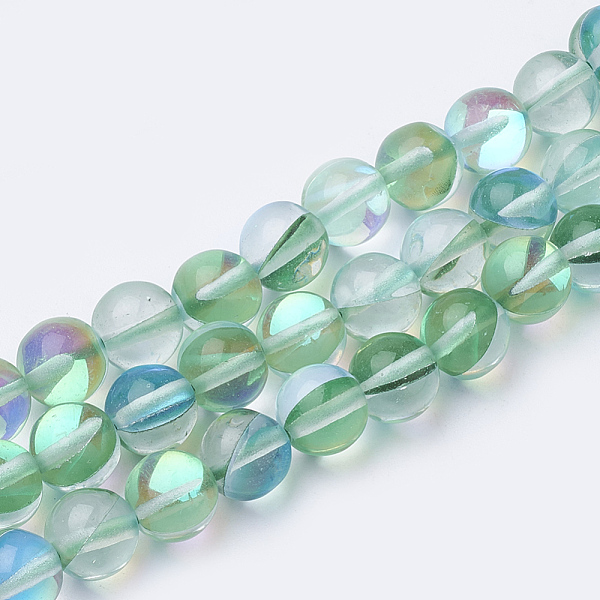 PandaHall Synthetic Moonstone Beads Strands, Holographic Beads, Dyed, Round, Green, 8mm, Hole: 0.7mm, 48pcs/strand, 15 inch Moonstone Round...
PandaHall Synthetic Moonstone Beads Strands, Holographic Beads, Dyed, Round, Green, 8mm, Hole: 0.7mm, 48pcs/strand, 15 inch Moonstone Round...