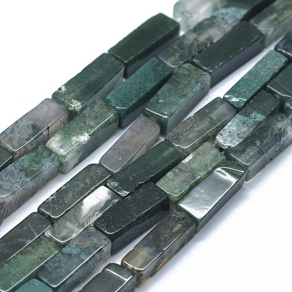 PandaHall Natural Moss Agate Beads Strands, Cuboid, 12.5~13.5x3~5x3~4.5mm, Hole: 1mm, about 30~32pcs/strand, 15.1~15.9 inch(38.5~40.5cm)...
PandaHall Natural Moss Agate Beads Strands, Cuboid, 12.5~13.5x3~5x3~4.5mm, Hole: 1mm, about 30~32pcs/strand, 15.1~15.9 inch(38.5~40.5cm)...