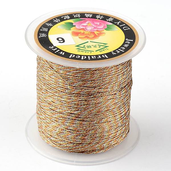 PandaHall Round Metallic Thread, Embroidery Thread, 6-Ply, Colorful, 0.6mm, about 87.48 yards(80m)/roll Fibre
PandaHall Round Metallic Thread, Embroidery Thread, 6-Ply, Colorful, 0.6mm, about 87.48 yards(80m)/roll Fibre