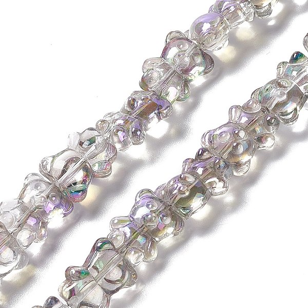 PandaHall Electroplate Glass Beads Strands, Half Rainbow Plated, Bear, Mint Cream, 15x12x8.5mm, Hole: 1mm, about 44pcs/strand, 25.20 inch...
PandaHall Electroplate Glass Beads Strands, Half Rainbow Plated, Bear, Mint Cream, 15x12x8.5mm, Hole: 1mm, about 44pcs/strand, 25.20 inch...