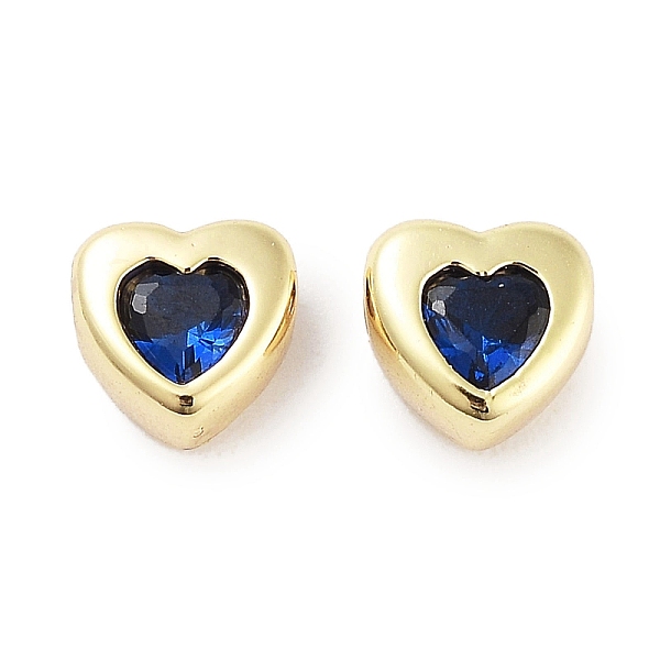PandaHall Brass Micro Pave Cubic Zirconia Beads, Real 18K Gold Plated, Heart, Blue, 5.5x5.5x3.5mm, Hole: 1mm Brass+Cubic Zirconia Heart Blue
PandaHall Brass Micro Pave Cubic Zirconia Beads, Real 18K Gold Plated, Heart, Blue, 5.5x5.5x3.5mm, Hole: 1mm Brass+Cubic Zirconia Heart Blue