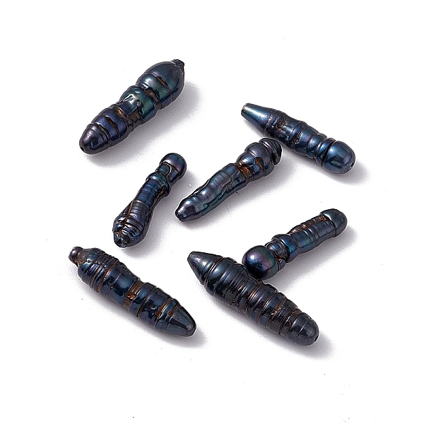 PandaHall Baroque Natural Keshi Pearl Beads, Column, Dyed, Black, 18~23x4.5~6.5mm, Hole: 0.6mm Keshi Pearl Oval Black
PandaHall Baroque Natural Keshi Pearl Beads, Column, Dyed, Black, 18~23x4.5~6.5mm, Hole: 0.6mm Keshi Pearl Oval Black