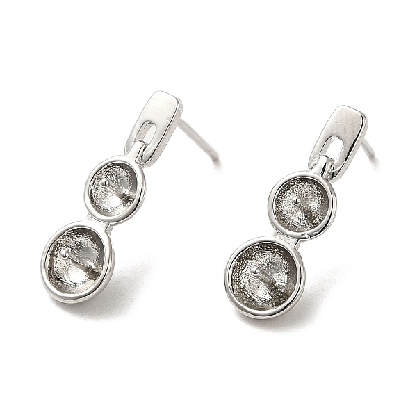 PandaHall Rack Plating Brass Stud Earring Findings, Earring Settings with Tray, for Half Drilled Beads, Cadmium Free & Lead Free, Platinum...
PandaHall Rack Plating Brass Stud Earring Findings, Earring Settings with Tray, for Half Drilled Beads, Cadmium Free & Lead Free, Platinum...