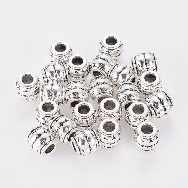PandaHall Tibetan Style Alloy Large Hole Barrel Beads, Antique Silver, Lead Free & Cadmium Free & Nickel Free, 8x8mm, Hole: 3.5mm Alloy...
PandaHall Tibetan Style Alloy Large Hole Barrel Beads, Antique Silver, Lead Free & Cadmium Free & Nickel Free, 8x8mm, Hole: 3.5mm Alloy...