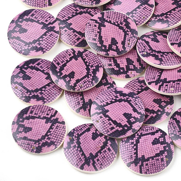 PandaHall Printed Wooden Pendants, Back Random Color, Flat Round, Hot Pink, 30x5mm, Hole: 1mm Wood Flat Round Pink
PandaHall Printed Wooden Pendants, Back Random Color, Flat Round, Hot Pink, 30x5mm, Hole: 1mm Wood Flat Round Pink