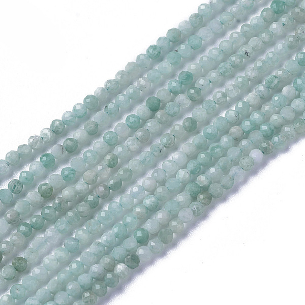 PandaHall Natural Amazonite Beads Strands, Faceted, Round, 4x3.5~4mm, Hole: 0.4mm, about 97~110pcs/strand, 15~16 inch(40~40.7cm) Amazonite...
PandaHall Natural Amazonite Beads Strands, Faceted, Round, 4x3.5~4mm, Hole: 0.4mm, about 97~110pcs/strand, 15~16 inch(40~40.7cm) Amazonite...